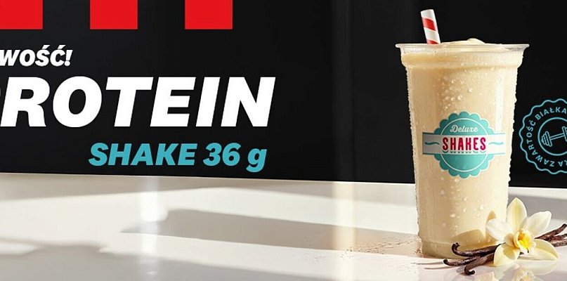 KFC odpala limitowanego shake’a o smaku waniliowym. W środku aż 36 gramów białka!