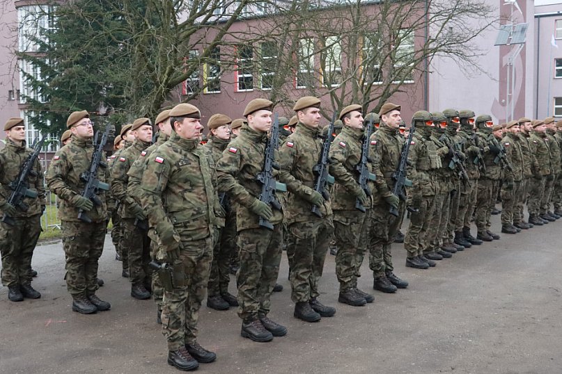 Fotorelacja: Uroczysta przysięga wojskowa 13. Śląskiej Brygady Obrony Terytorialnej w Myszkowie