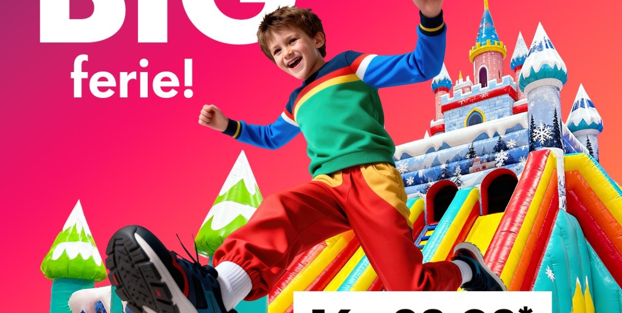 Ferie zimowe w BIG Myszków. Strefa zabaw dla dzieci
