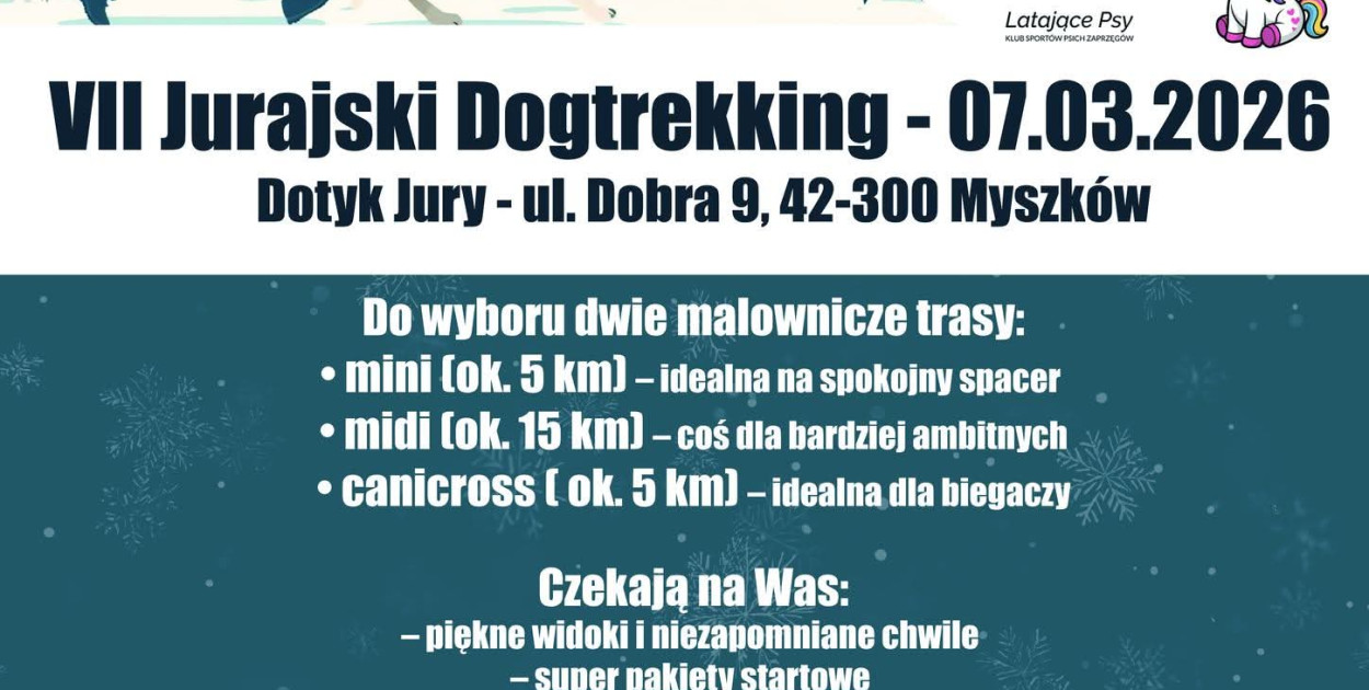 VII Jurajski Dogtrekking już wkrótce w Myszkowie