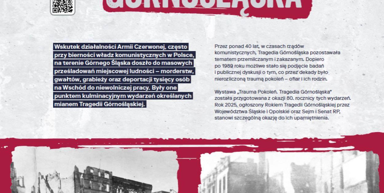 „Trauma pokoleń. Tragedia Górnośląska” – Wystawa o bolesnej historii Śląska