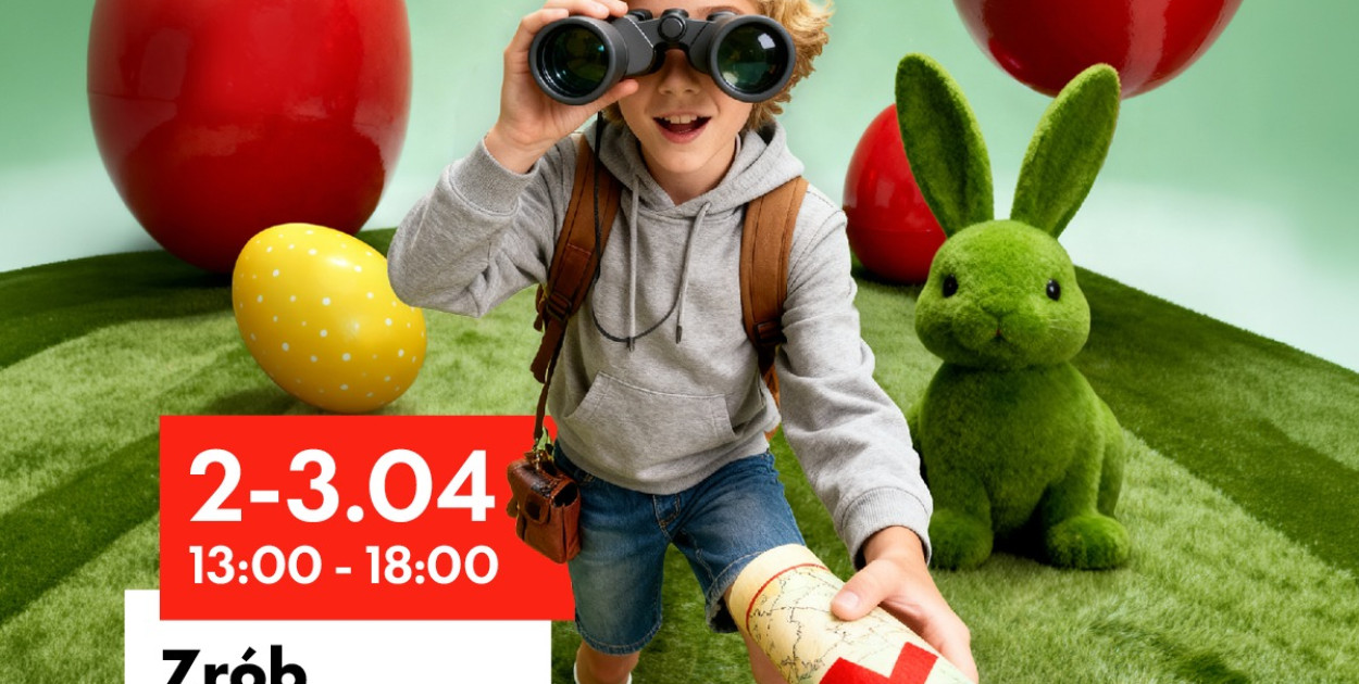 Wielkanocna gra terenowa w BIG Myszków. Rodzinna zabawa i nagrody