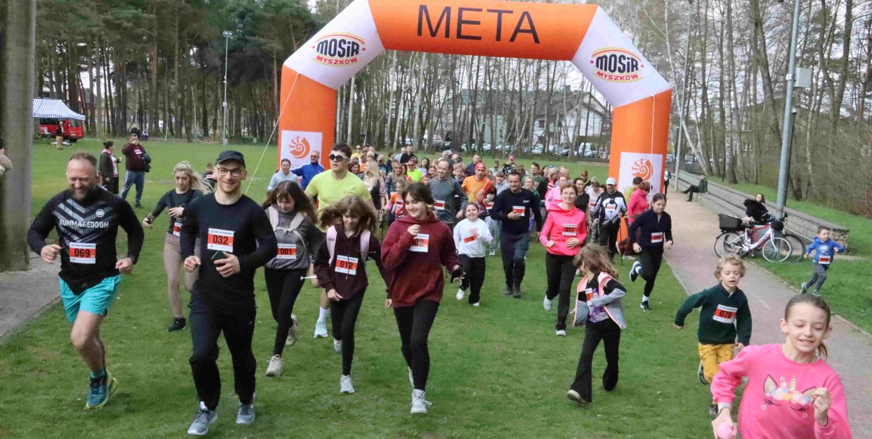 Myszków pobiegł po zdrowie. Aktywnie, rodzinnie i bez rywalizacji.